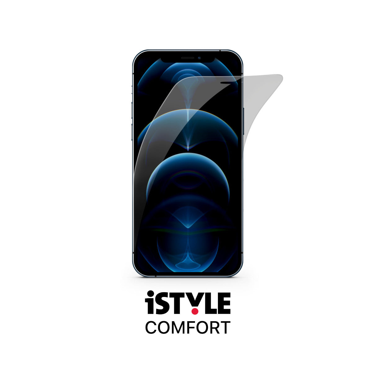 iSTYLE Comfort - iPhone 12/12 Pro modellekhez - Flexiglass kijelzővédővel - iSTYLE HU