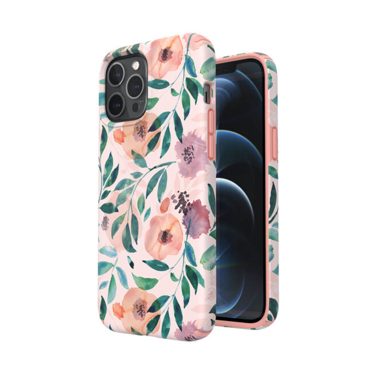 Speck – Presidio EDITION iPhone 12 Pro Max tok - Átlátszó/Virágmintás - iSTYLE HU