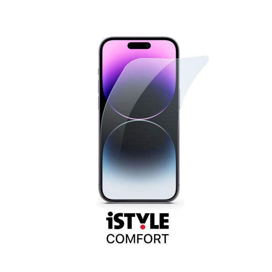iSTYLE Comfort - iPhone 14 Pro modellhez - Flexiglass kijelzővédővel - iSTYLE HU