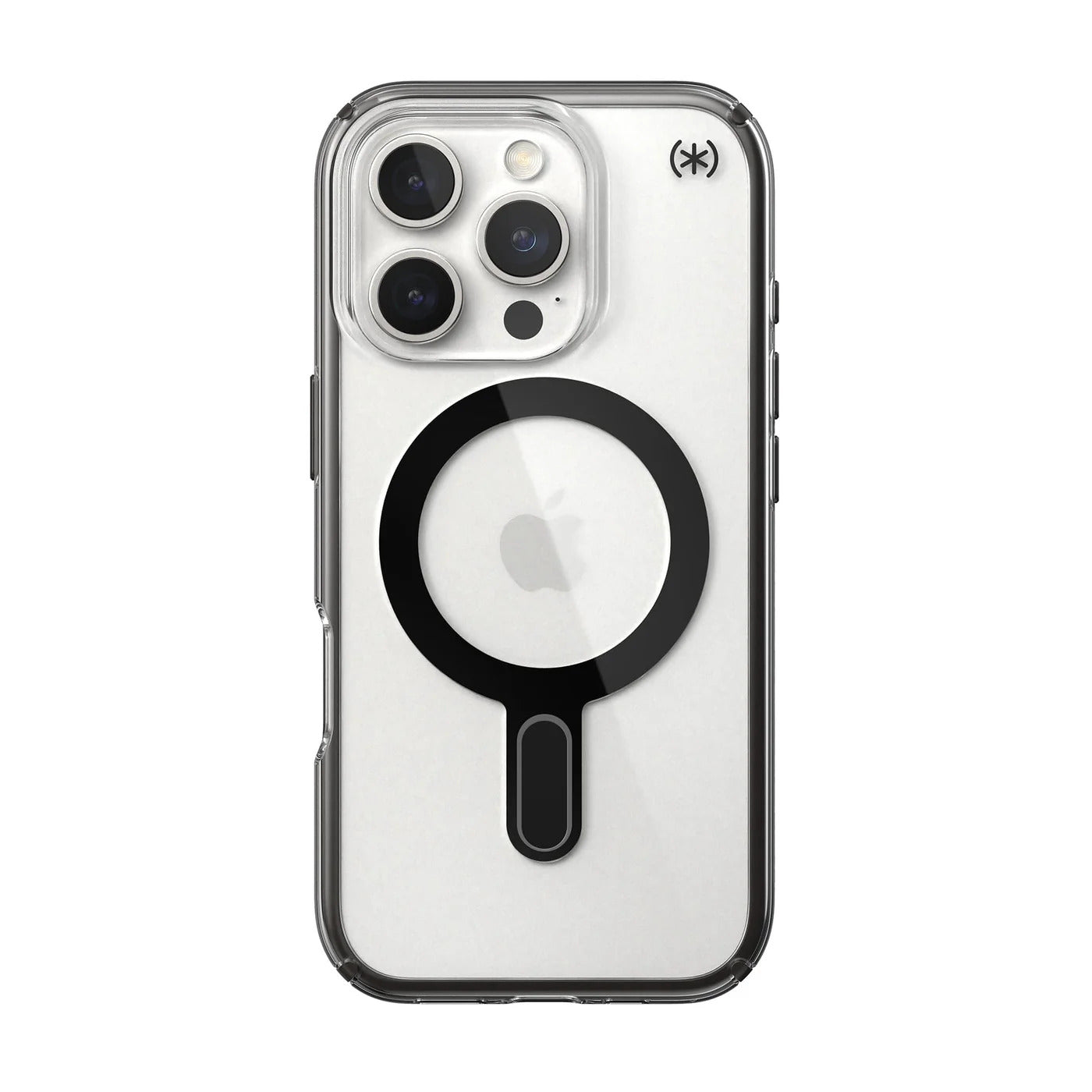 Speck Presidio + ClickLock tok iPhone 16 Pro-hoz — Átlátszó/Matt Fekete - iSTYLE HU