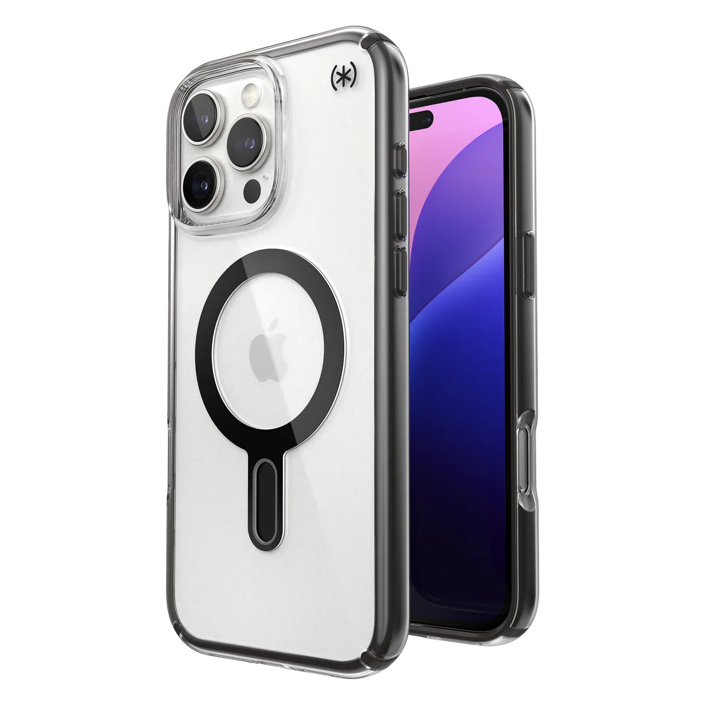 Speck Presidio + ClickLock tok iPhone 16 Pro Max-tok — Átlátszó/Matt Fekete - iSTYLE HU