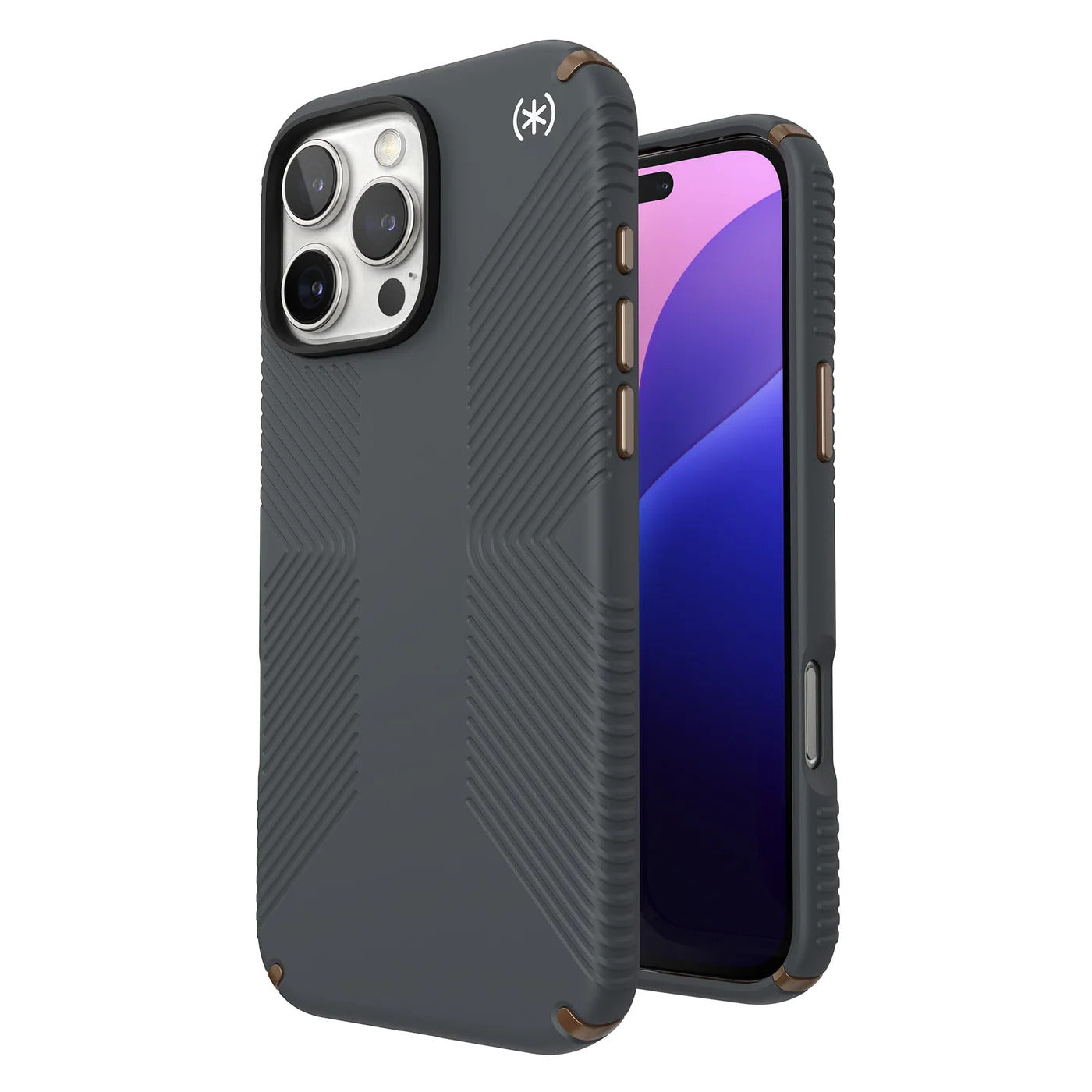 Speck Presidio Grip tok iPhone 16 Pro Max-hoz — Fekete/Palaszürke/Fehér - iSTYLE HU