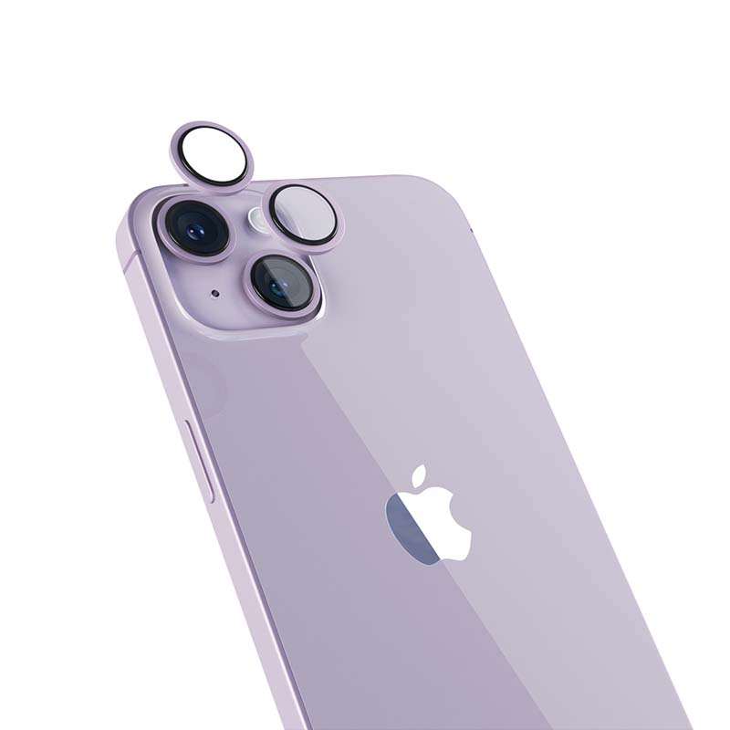 ISTYLE – iPhone 14 / iPhone 14 Plus Aluminium kamera lencsevédő - lila - iSTYLE HU
