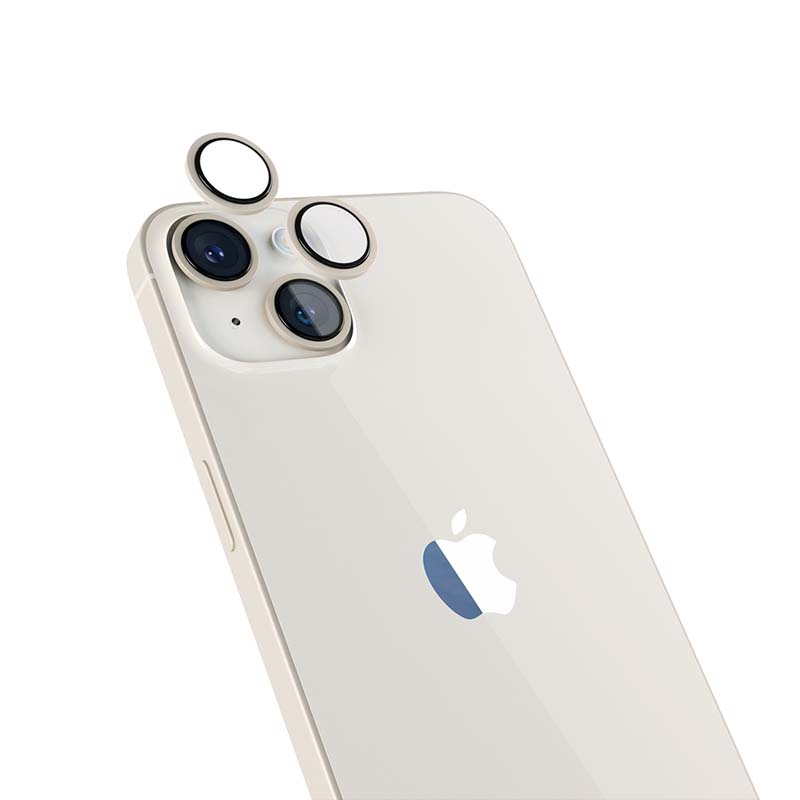 ISTYLE – iPhone 14 / iPhone 14 Plus Aluminium kamera lencsevédő - csillagfény - iSTYLE HU