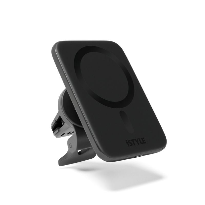 iSTYLE – Qi2 ultravékony autós töltő MagSafe kompatibilitással - fekete - iSTYLE HU