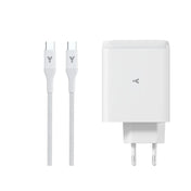 iSTYLE – 100 Wattos GaN adapter és 2m-es UBC-C töltőkábel csomag - Fehér - iSTYLE HU