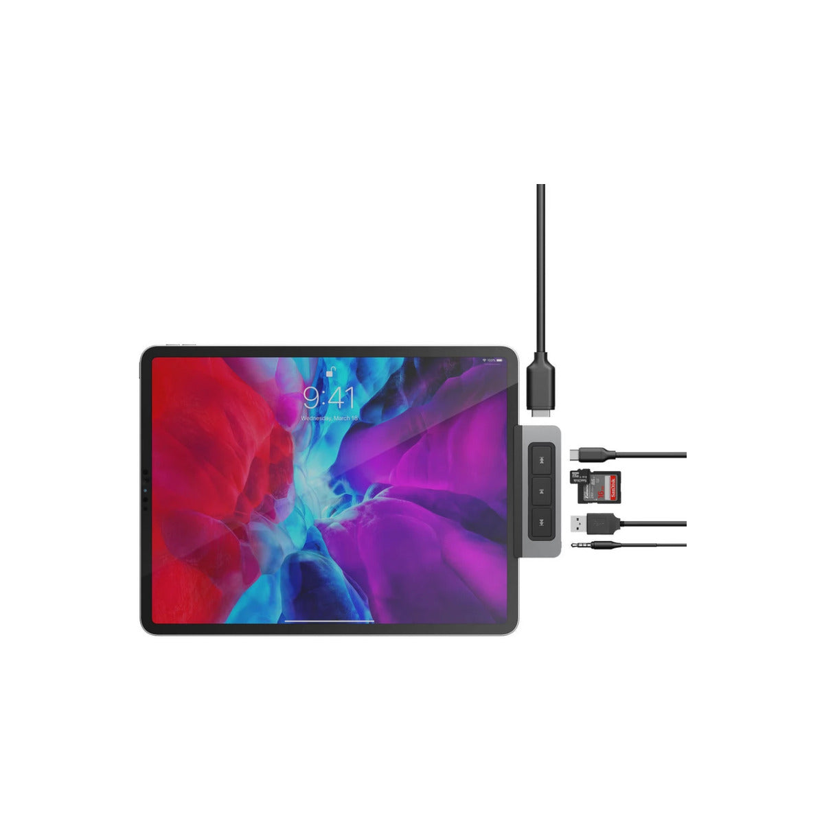 Hyper – HyperDrive Media 6 az 1-ben USB-C Hub iPad Pro/Air-hez - iSTYLE HU