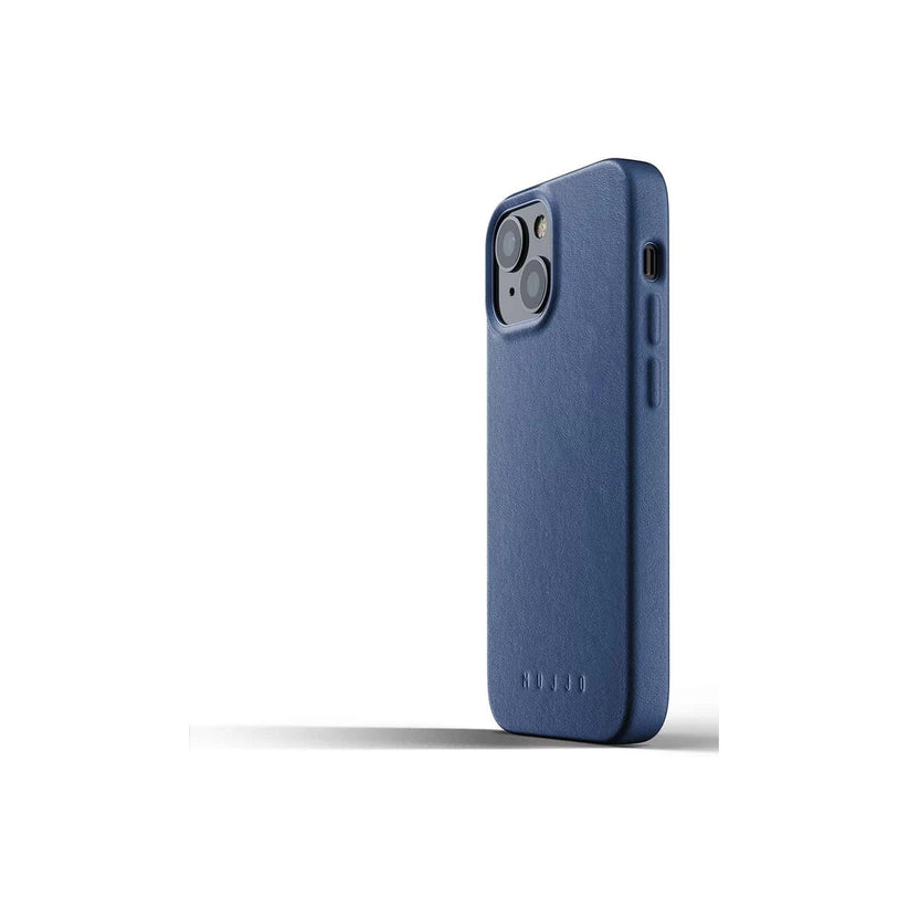 Mujjo – iPhone 13 mini bőr tok - kék - iSTYLE HU