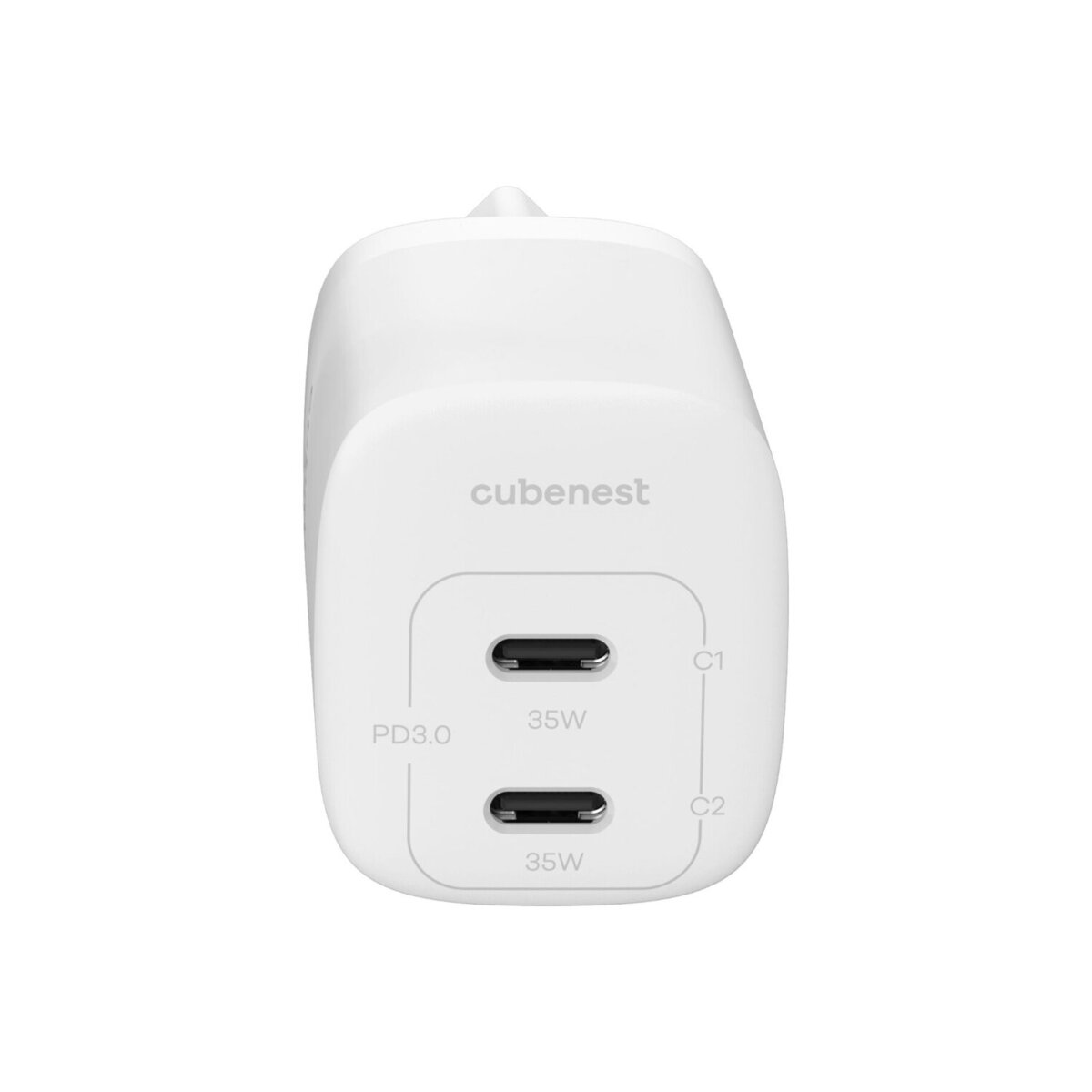 Cubenest – S2D1 - 35W-os hálózati adapter - fehér - iSTYLE HU