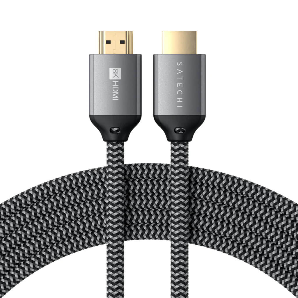 Satechi – 8K Ultra HD High Speed HDMI Braided cable 2m - fekete - iSTYLE HU