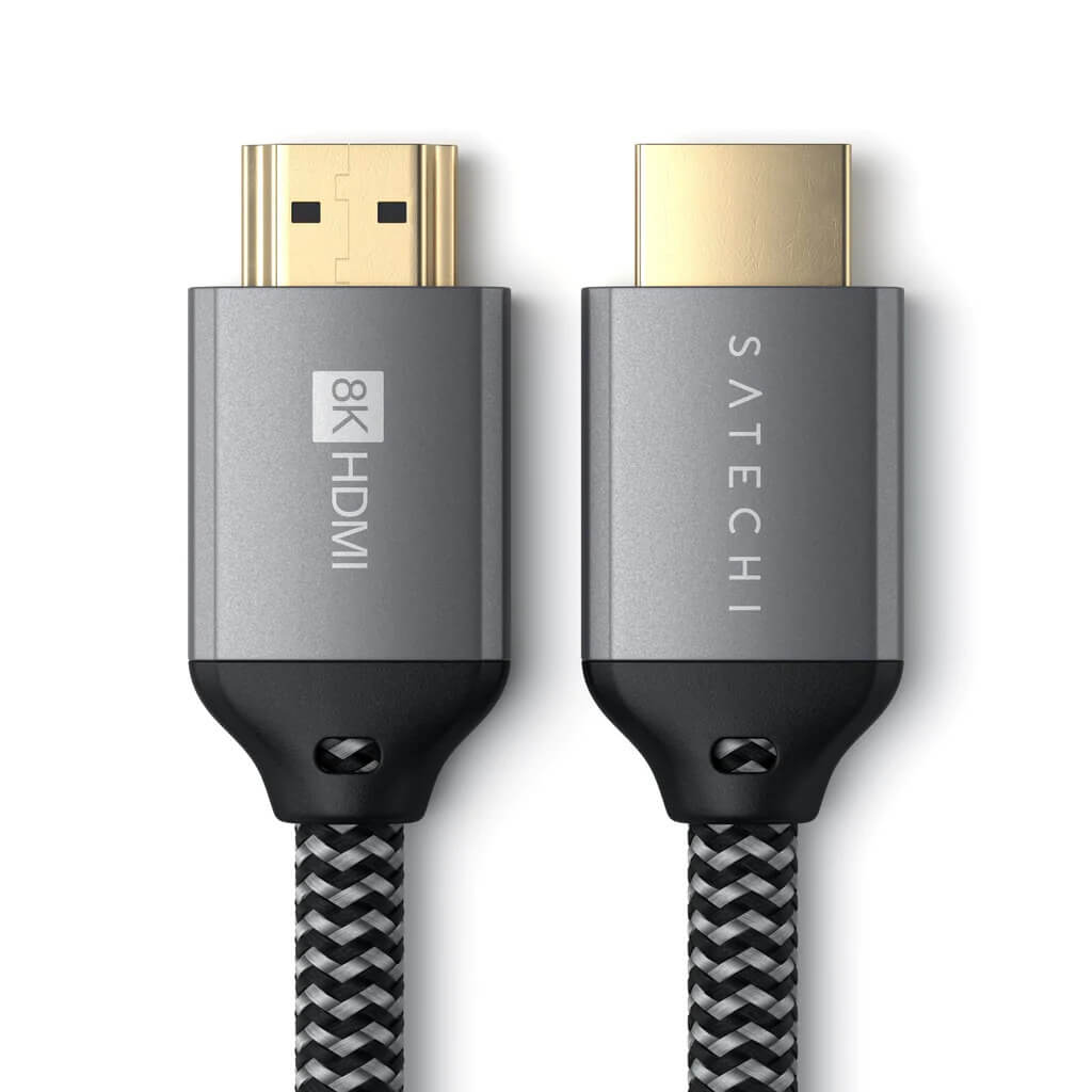 Satechi – 8K Ultra HD High Speed HDMI Braided cable 2m - fekete - iSTYLE HU