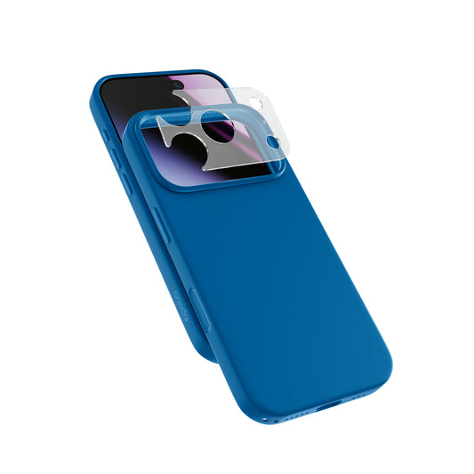 Epico Silicone Pro Mag+ Case iPhone 17 Pro Max/18 Pro Max Qi2 & MagSafe kompatibilis - Kék (Kamerasziget védő)