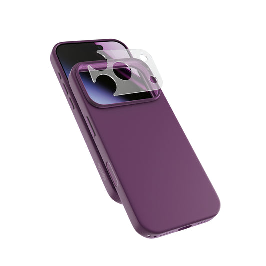 Epico Silicone Pro Mag+ Case iPhone 17 Pro Max/18 Pro Max Qi2 & MagSafe kompatibilis - Sötét Lila (Kamerasziget védő)