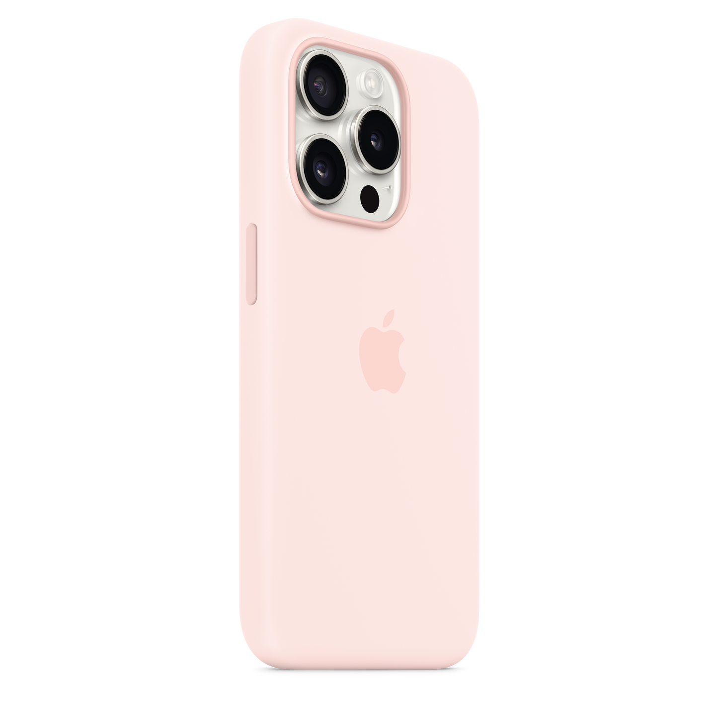 iPhone 15 Pro MagSafe–rögzítésű szilikontok – lágy rózsaszín - iSTYLE HU