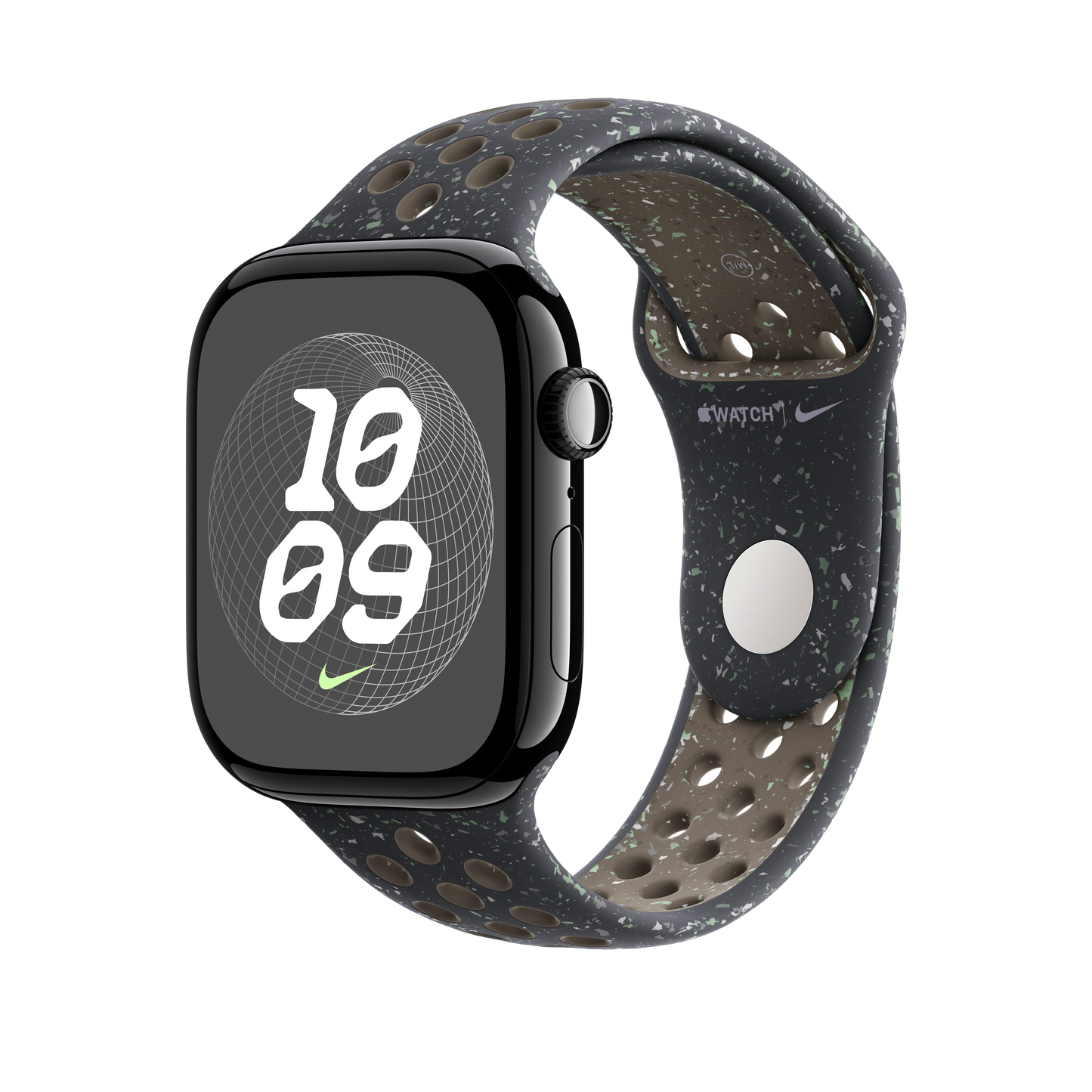 46mm éjfekete égboltkék Nike sportszíj – M/L - iSTYLE HU