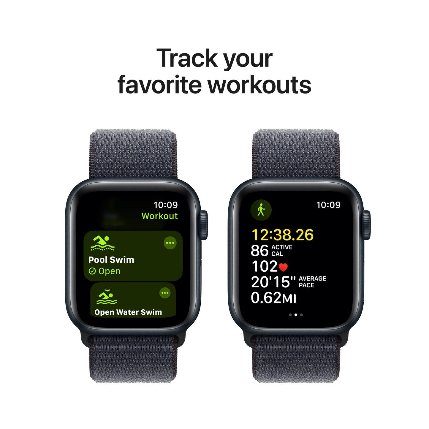 Apple Watch SE GPS 40 mm-es Midnight alumínium tok tintával, sporthurokkal - iSTYLE HU