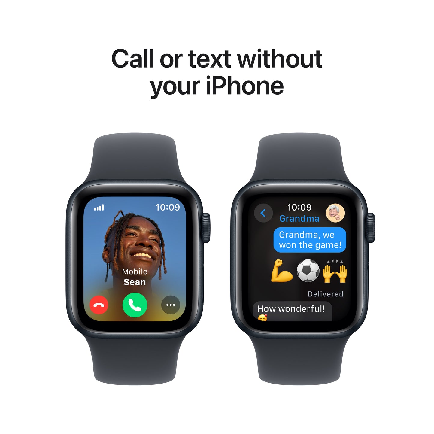 Apple Watch SE GPS + cellás 40 mm-es Midnight alumínium tok Midnight sport pánttal - M/L - iSTYLE HU