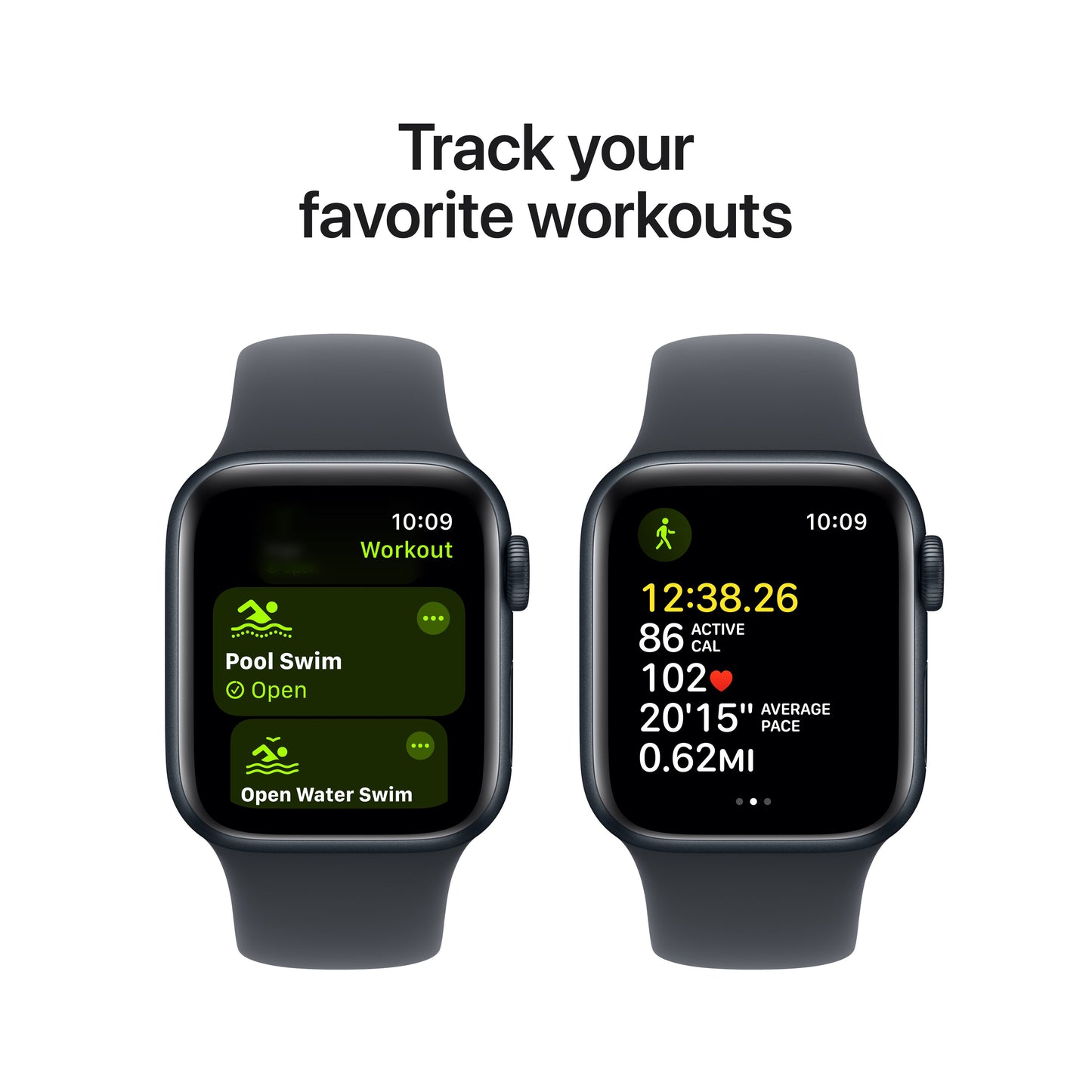 Apple Watch SE GPS + cellás 40 mm-es Midnight alumínium tok Midnight sport pánttal - M/L - iSTYLE HU