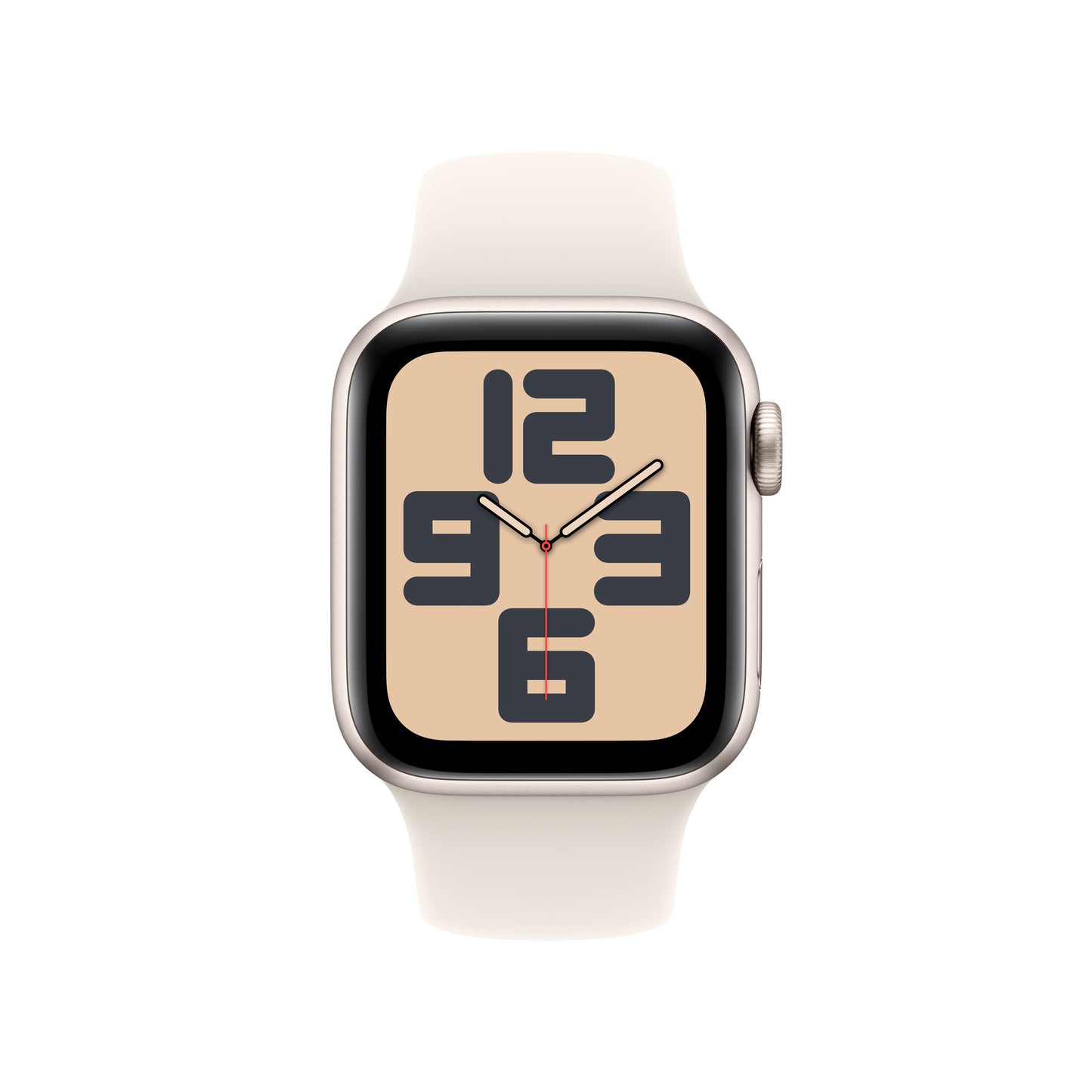 Apple Watch SE GPS + cellás 40 mm-es Starlight alumínium tok Starlight sportpánttal - S/M - iSTYLE HU