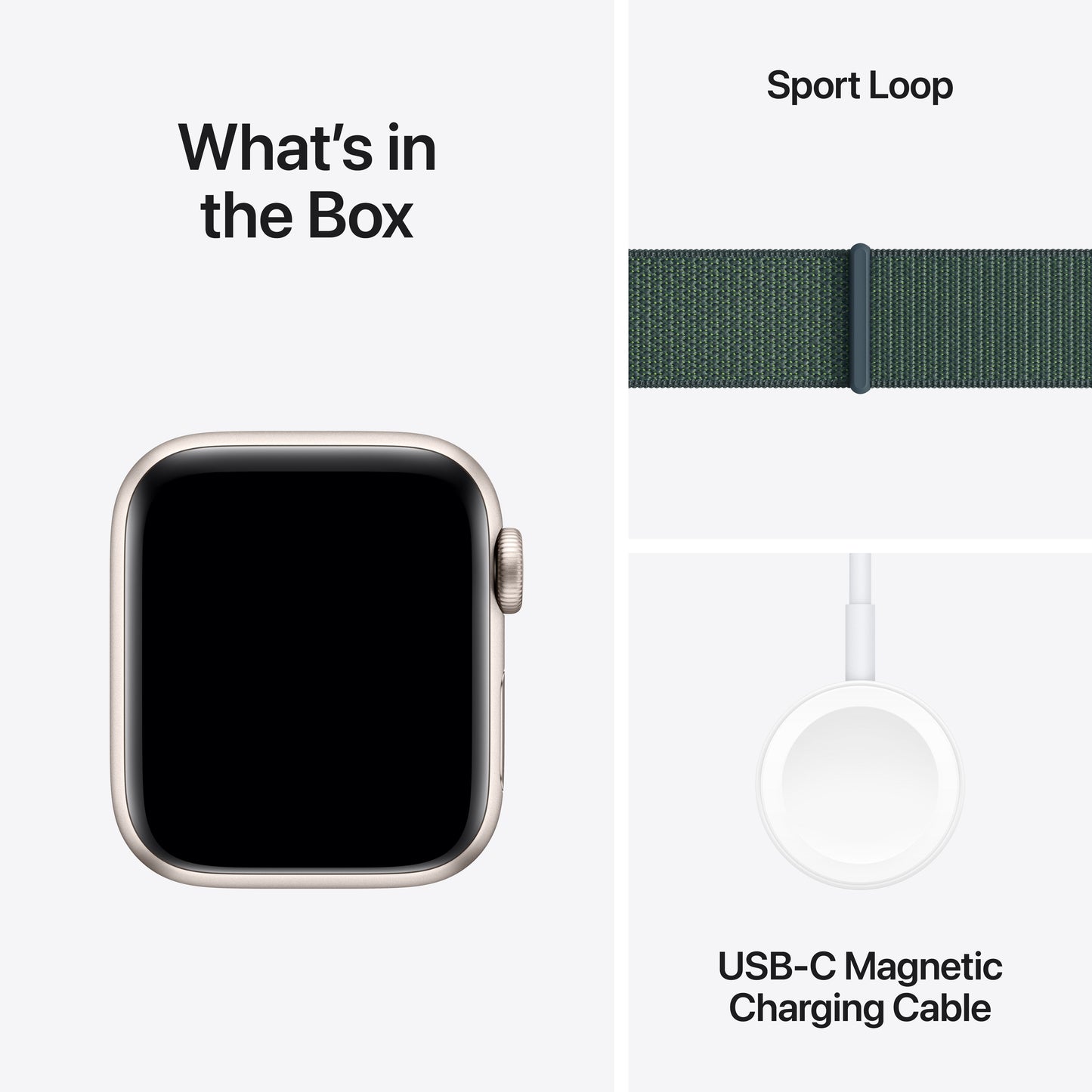 Apple Watch SE GPS + cellás 40 mm-es Starlight alumínium tok Lake Green Sport hurokkal - iSTYLE HU