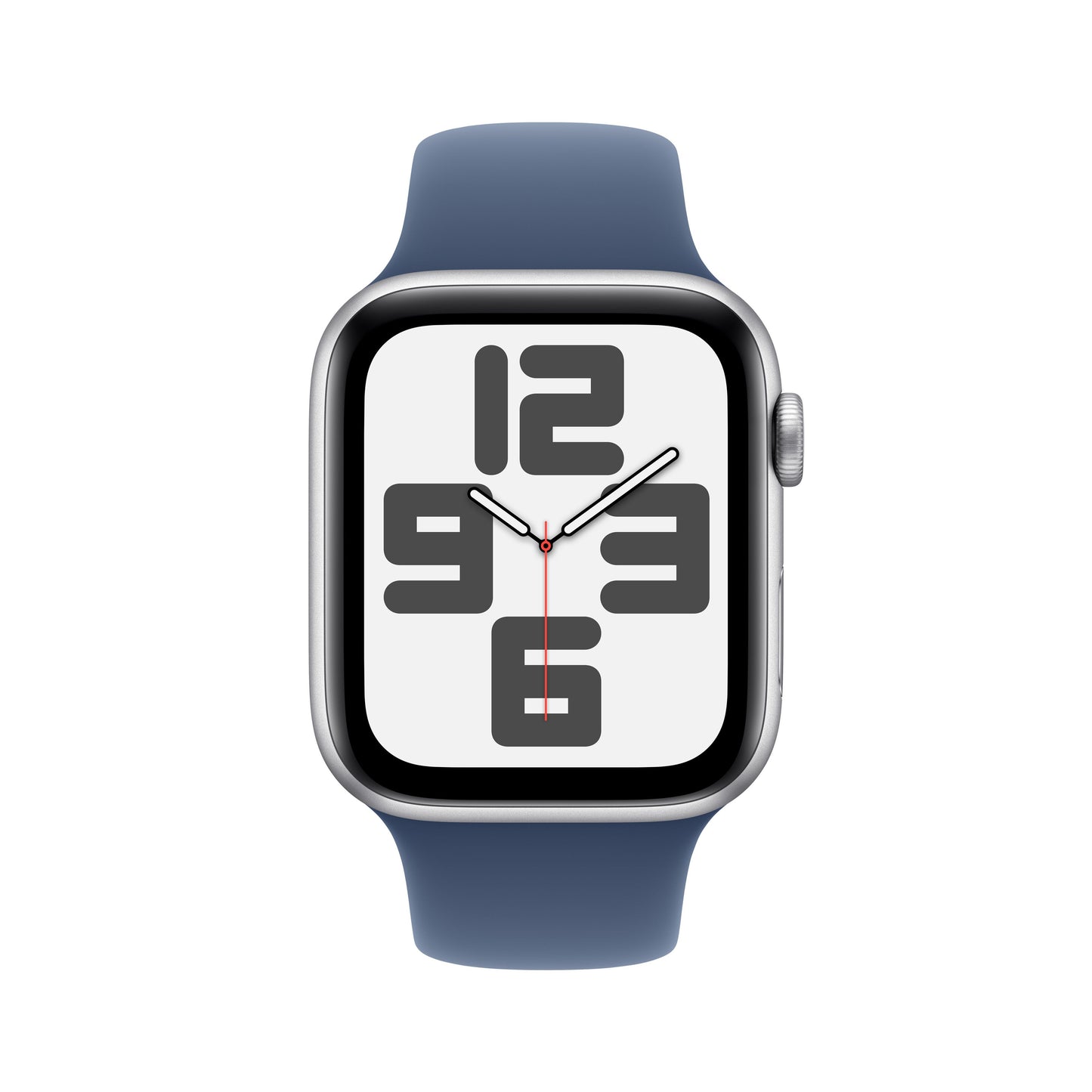 Apple Watch SE GPS 44 mm ezüst alumínium tok farmer sportpánttal - S/M - iSTYLE HU