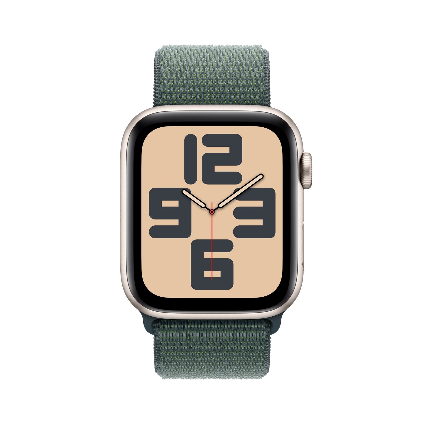 Apple Watch SE GPS + cellás 44 mm-es Starlight alumínium tok, Lake Green Sport hurokkal - iSTYLE HU