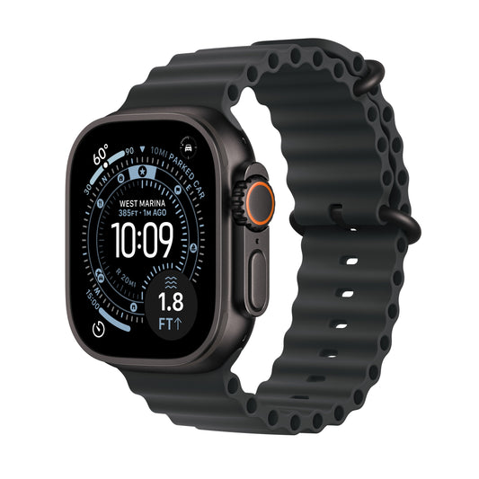 Apple Watch Ultra 3 GPS + Cellular 49mm fekete titántok, fekete Oceán szíj - iSTYLE HU