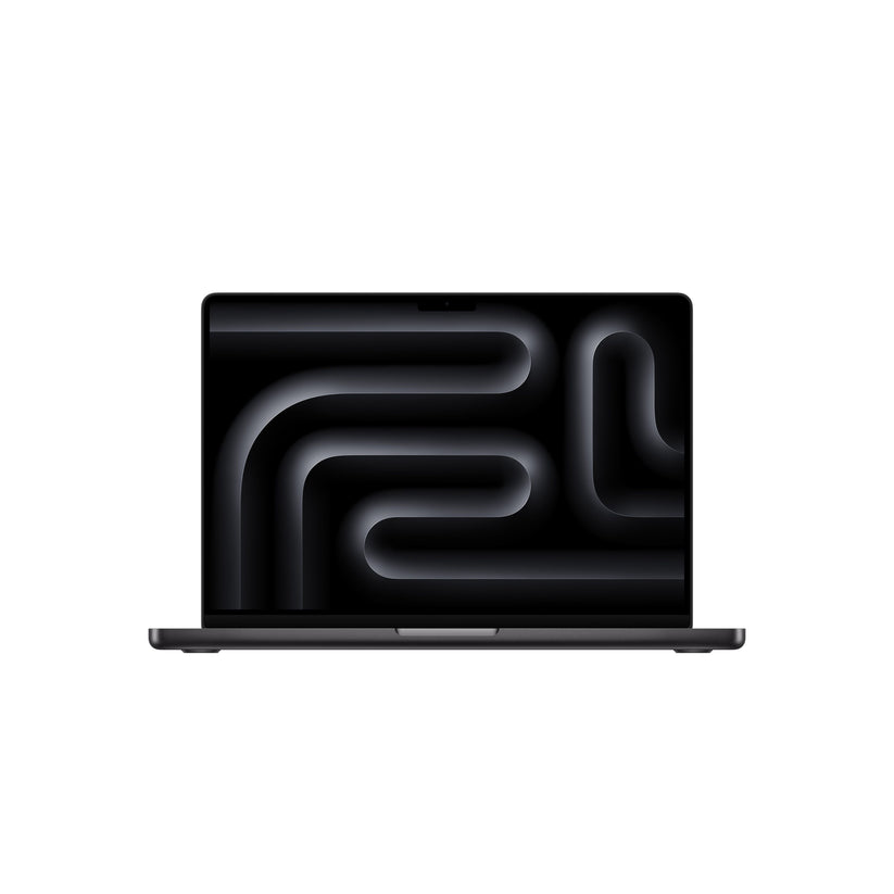 14 hüvelykes MacBook Pro: Apple M5 chip 10 magos CPU-val és 10 magos GPU-val, 1TB SSD, 32GB RAM, Nanotexturált kijelző, Hálózati adapter nélkül, Háttér-világítású Magic Keyboard Touch ID‑val – nemzetközi angol - asztrofekete CTO
