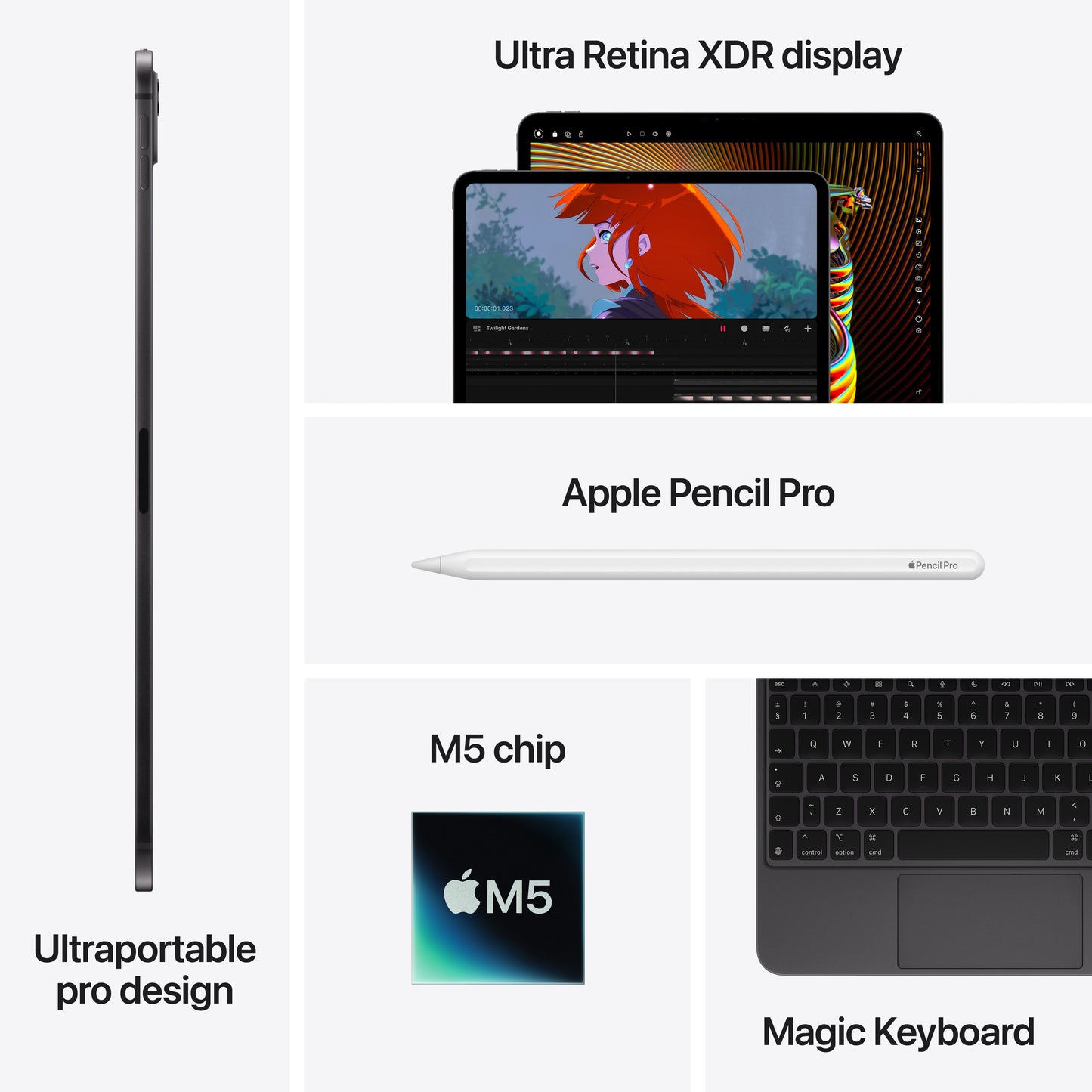 11-inch iPad Pro Wi-Fi 1TB Nano-texture glass - Space Black (M5) - iSTYLE.hu