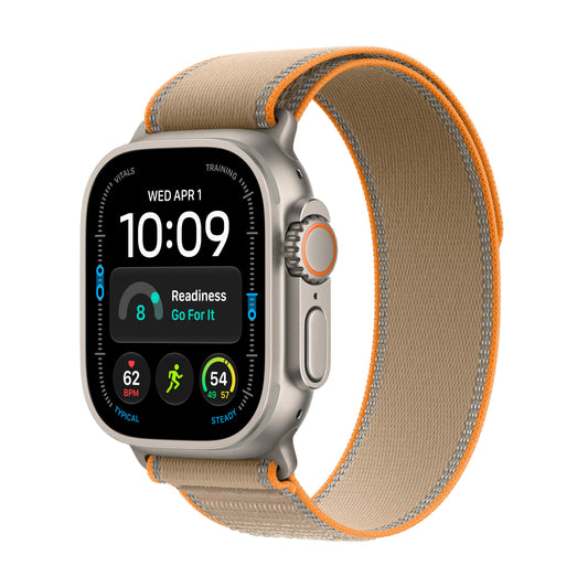 Apple Watch Ultra 4 GPS + Cellular 49mm Natural Titanium Case with Sand Trail Loop - S/M - iSTYLE.hu