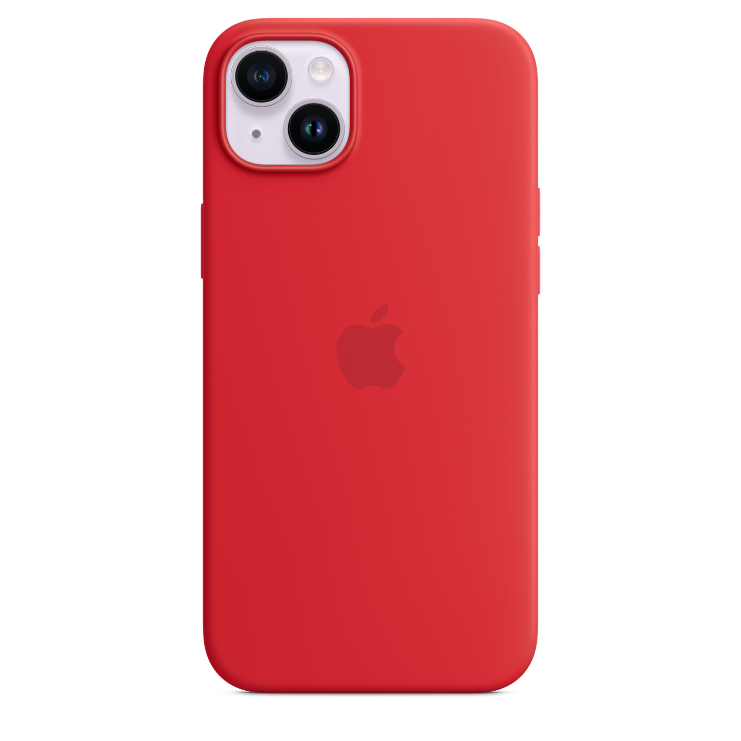 iPhone 14 Plus MagSafe–rögzítésű szilikontok – (PRODUCT)RED - iSTYLE HU