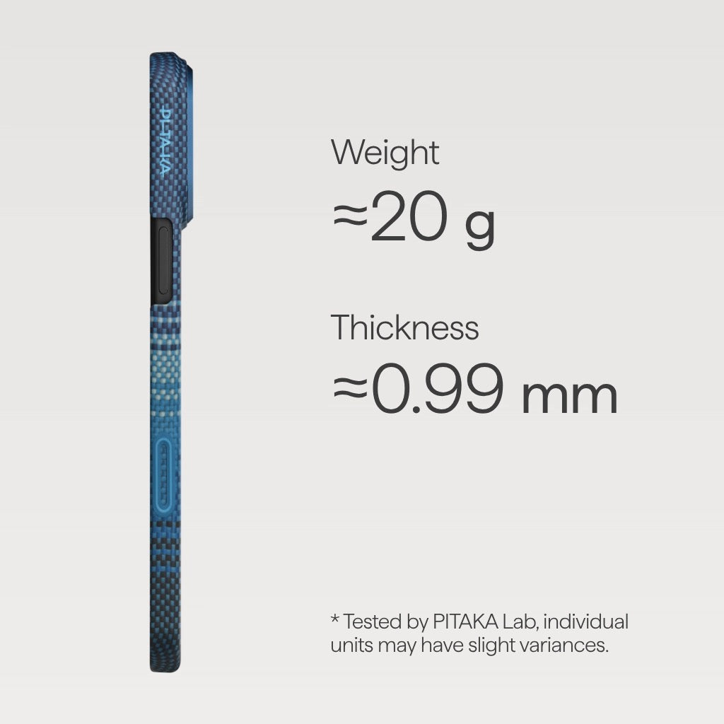 Pitaka Ultra-Slim Tok, Moonrise - iPhone 17 Pro - iSTYLE HU