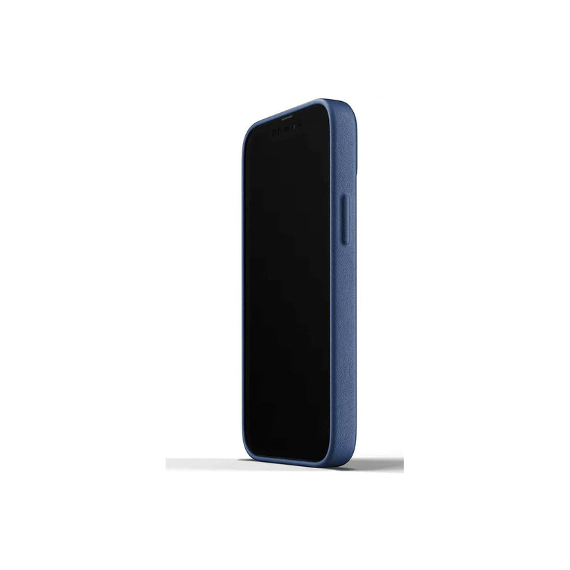 Mujjo – iPhone 13 mini bőr tok - kék - iSTYLE HU