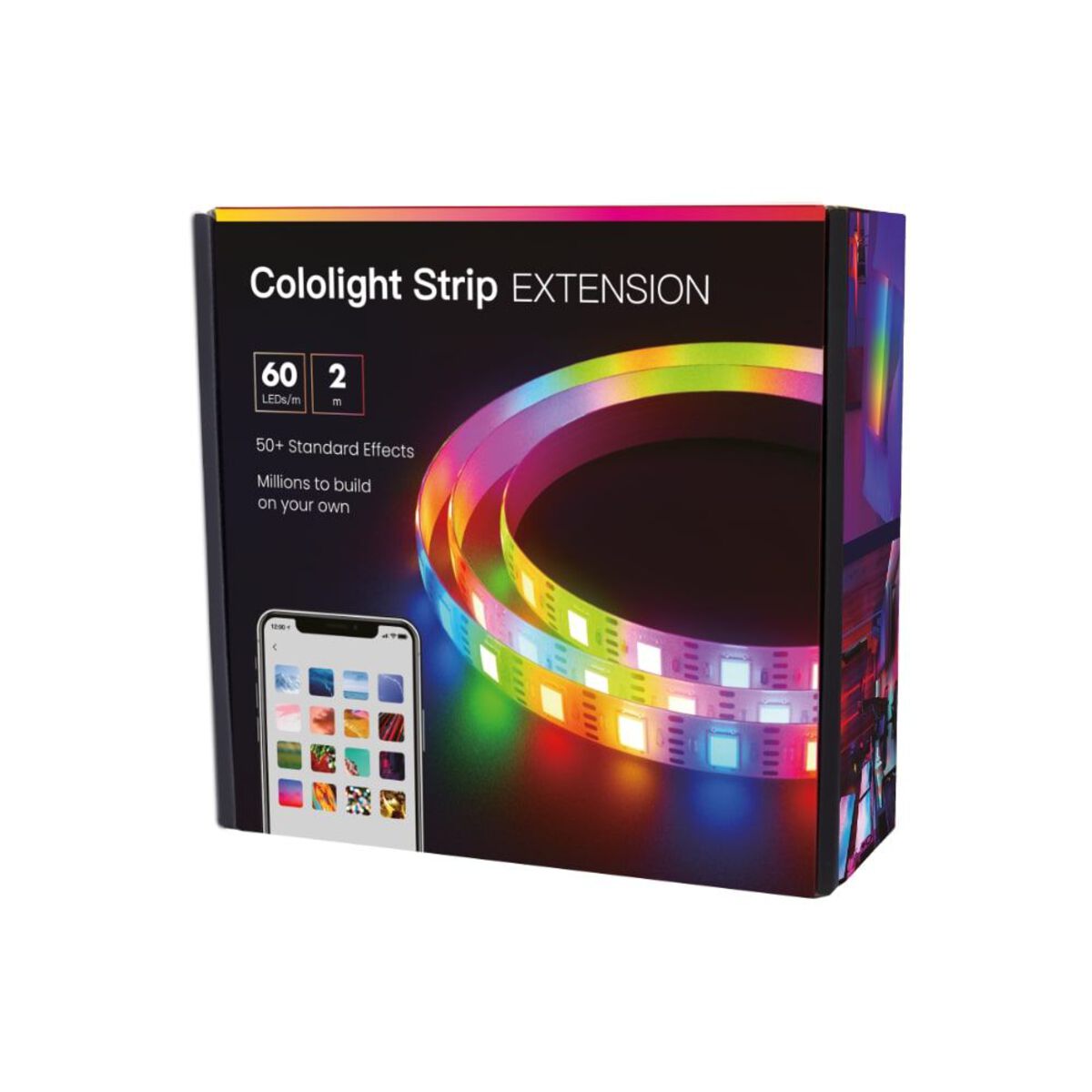 Cololight – bővítő - STRIP Intelligens változtatható színű WiFi LED szalaghoz - 60 LED, 2 méter - iSTYLE HU