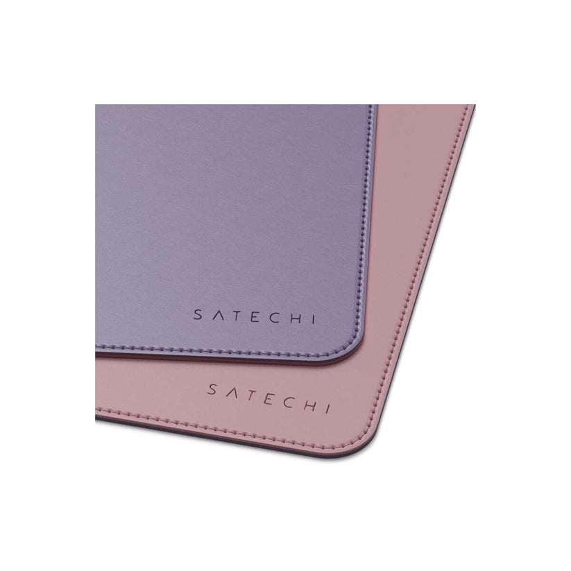 Satechi – kétoldalú ökobőr egérpad - rózsaszín/lila - iSTYLE HU
