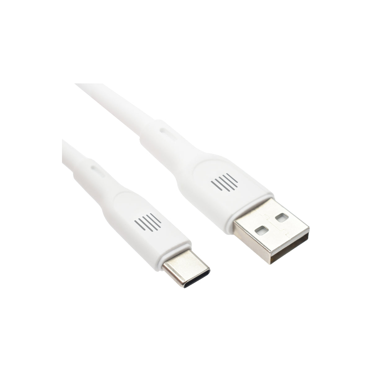 Dviced – USB-A - USB-C szilikon kábel, 1,25 m - fehér - iSTYLE HU