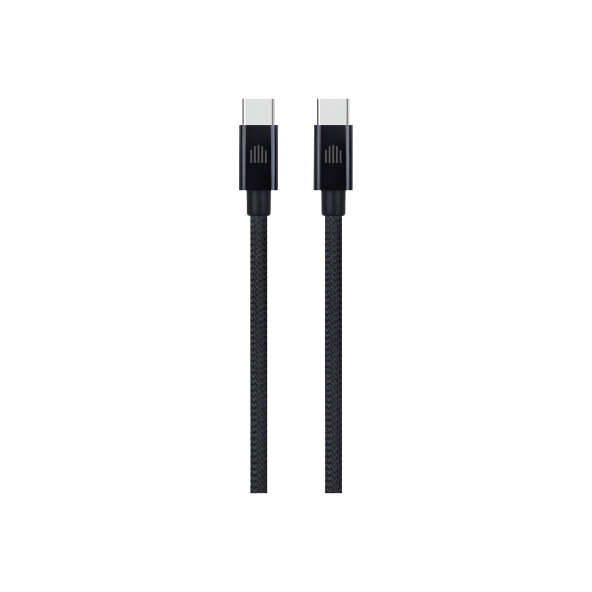 Dviced – USB-C - USB-C szőtt borítású töltőkábel, 0,25 m - fekete - iSTYLE HU