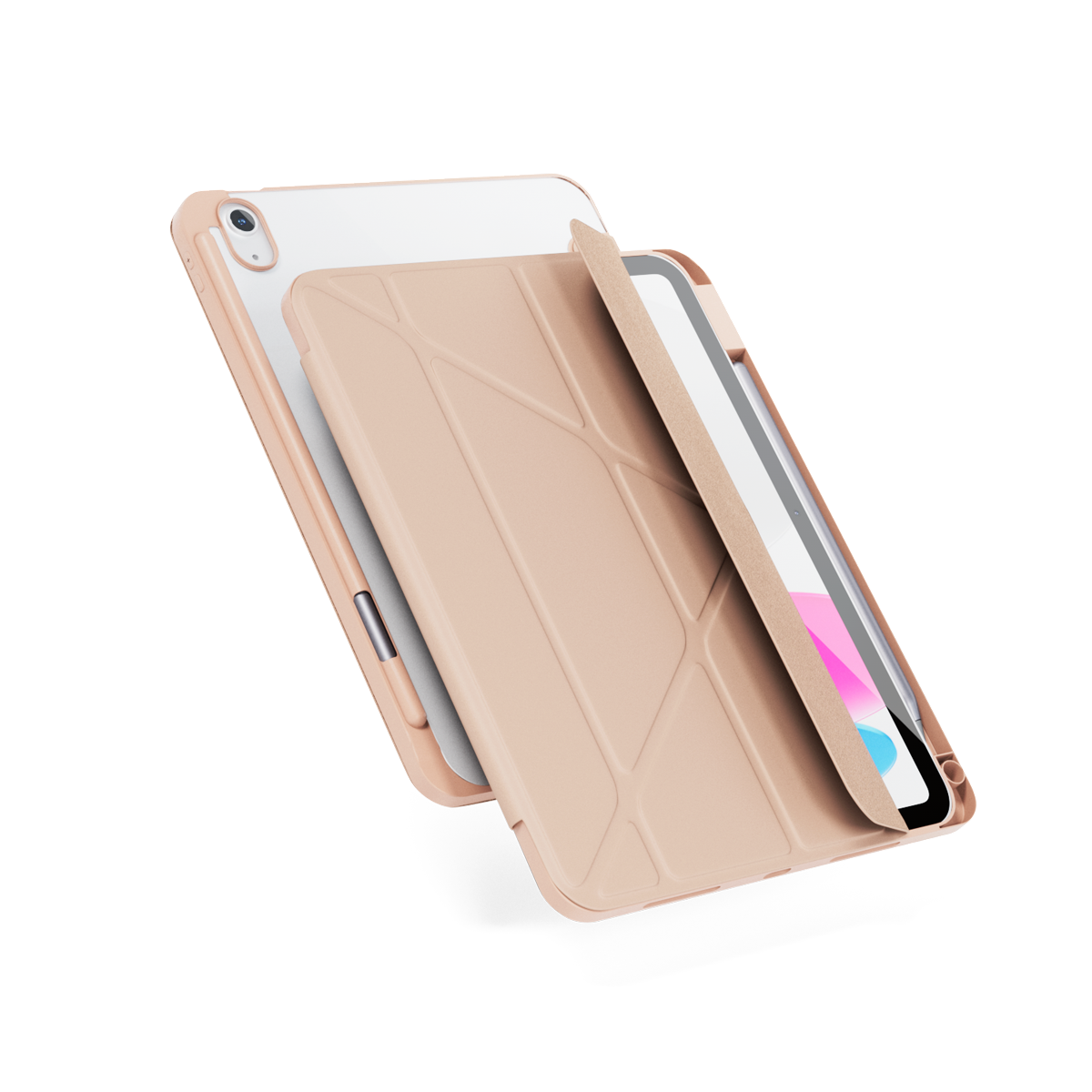 EPICO – Hero Flip iPad 10,2" tok - rózsaszín - iSTYLE HU