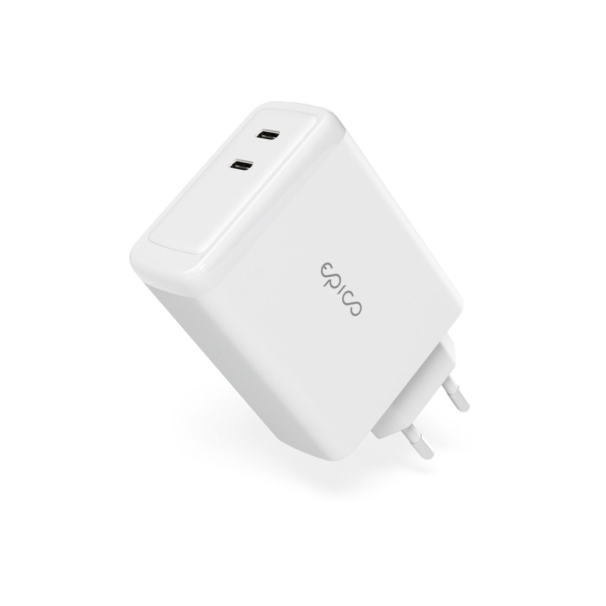 EPICO – 100W-os GaN töltőcsomag 2m USB-C kábellel - Fehér - iSTYLE HU