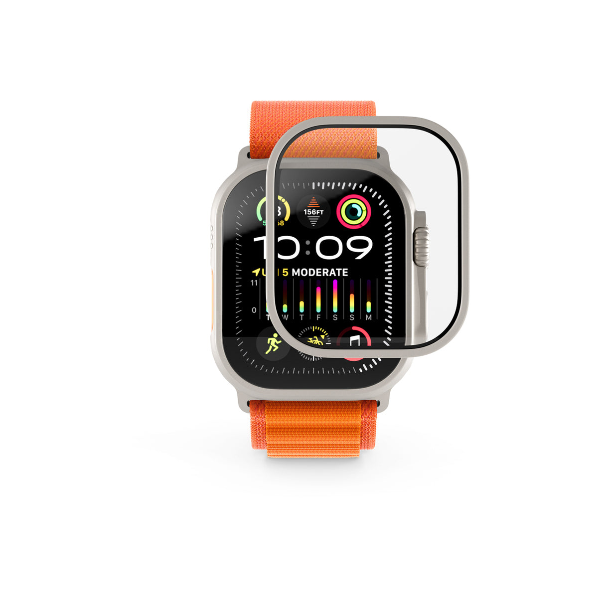 EPICO – Sapphire Apple Watch Ultra (49mm) üvegfólia felhelyezést segítő kerettel - iSTYLE HU