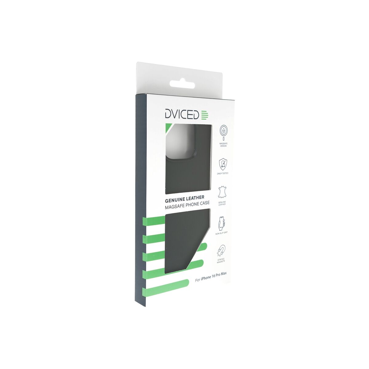 Dviced – MagSafe iPhone 16 Pro Max bőr tok - fekete - iSTYLE HU