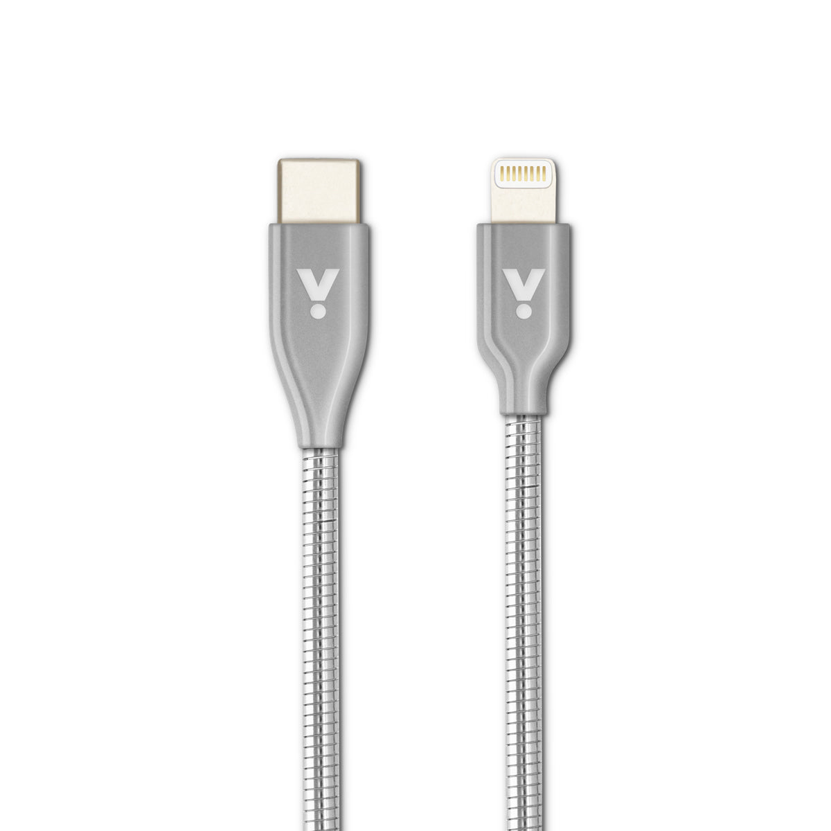 iSTYLE - USB-C to Lightning Metal kábel 1,2m - ezüst - iSTYLE HU