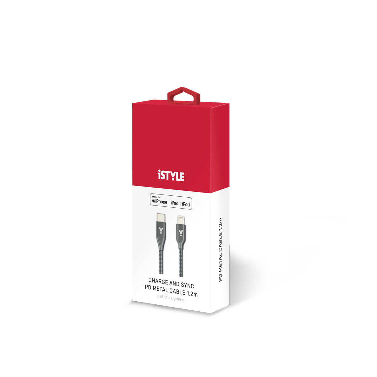 iSTYLE - USB-C to Lightning Metal kábel 1,2m - asztroszürke - iSTYLE HU