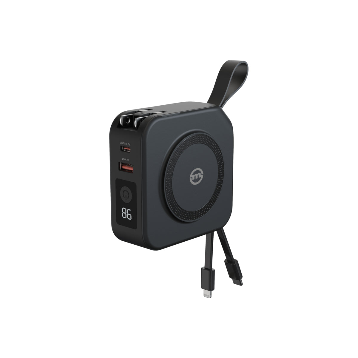 Mobile Origin – Powerbank 10000mAh utazótöltő - fekete - iSTYLE HU