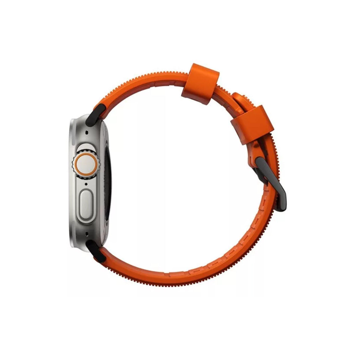 Nomad – Apple Watch Utlra Robosztus szíj ( 42/44/45/49 mm) - narancs/fekete - iSTYLE HU
