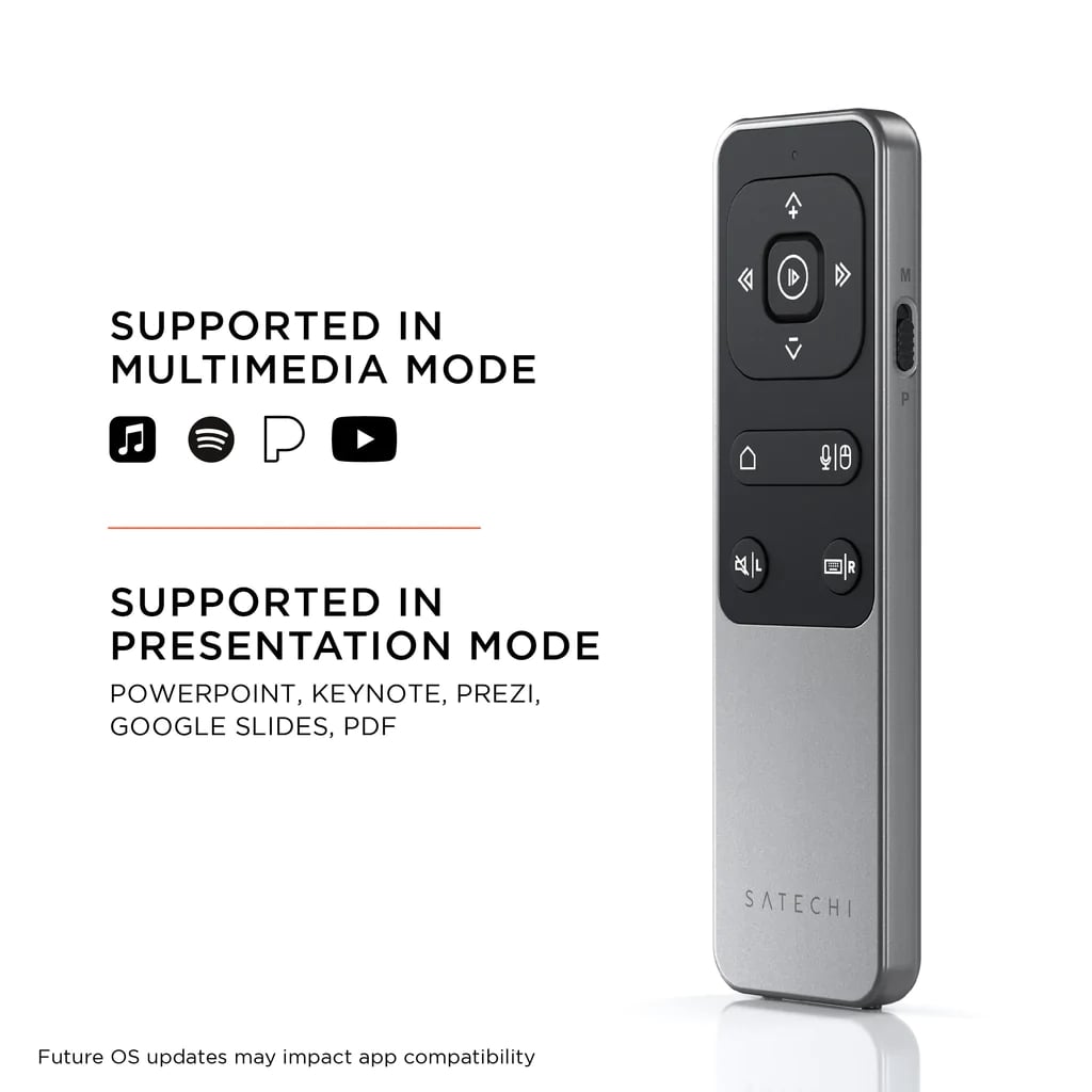 Satechi – R2 Bluetooth Multimedia Remote Control - szürke - iSTYLE HU