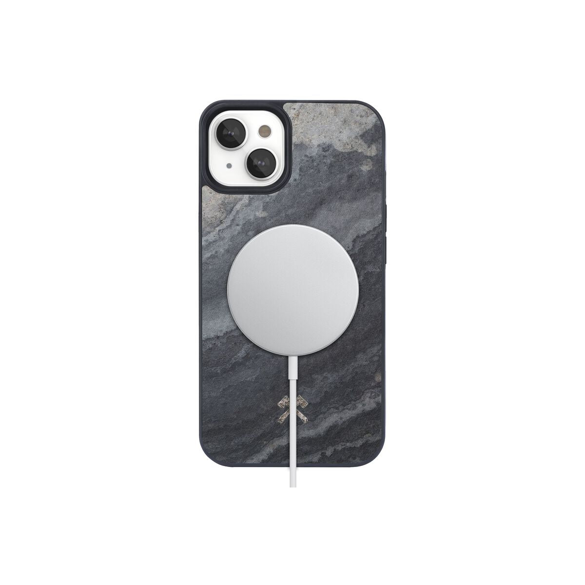 Woodcessories – Bumper Magsafe iPhone 14 Plus tok - szürke palakő - iSTYLE HU