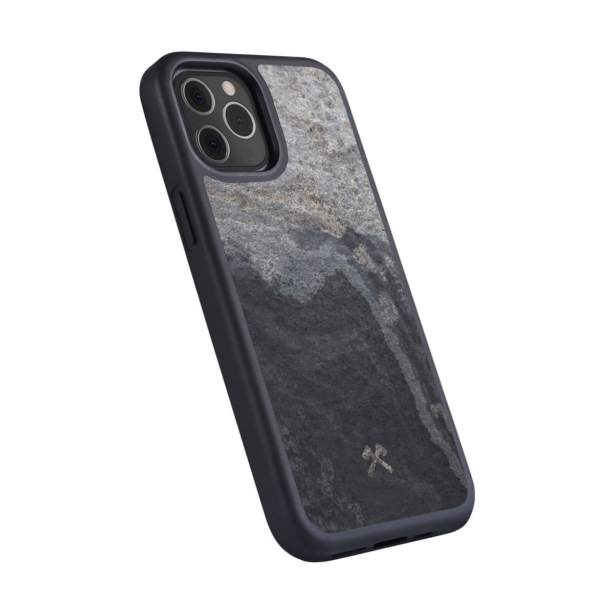 Woodcessories – Bumper Magsafe iPhone 12- és 12 Pro tok - szürke palakő - iSTYLE HU