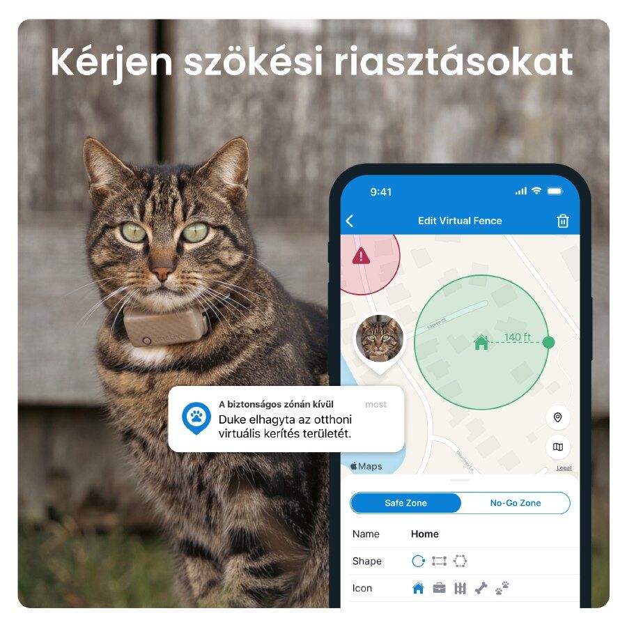 Tractive – CAT Mini GPS vevő - barna - iSTYLE HU