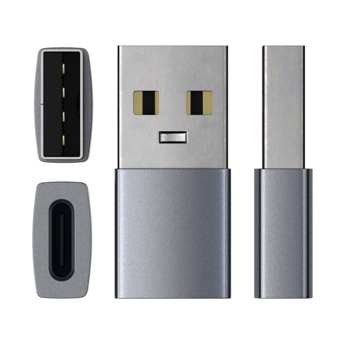 SATECHI – Type-A to Type-C Adapter - asztroszürke - iSTYLE HU